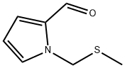 1H-Pyrrole-2-carboxaldehyde, 1-[(methylthio)methyl]- (9CI) Structure