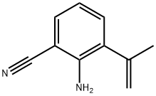 Benzonitrile,  2-amino-3-(1-methylethenyl)-|