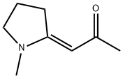 2-Propanone, 1-(1-methyl-2-pyrrolidinylidene)-, (E)- (9CI) 化学構造式