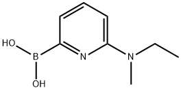 6-(N,N-METHYLETHYLAMINO)PYRIDINE-2-BORONIC ACID|