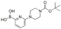 6-(4-(TERT-BUTOXYCARBONYL)PIPERAZIN-1-YL)PYRIDINE-2-BORONIC ACID Struktur