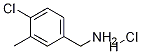 4-Chloro-3-methylbenzylamine hydrochloride Struktur