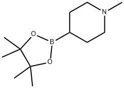 4,4,5,5-Tetramethyl-2-(1-methylpiperid-4-yl)-1,3,2-dioxaborolane, 97%|1-甲基-哌啶-4-硼酸频哪醇酯