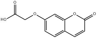 [(2-氧代-2H-苯并吡喃-7-基)氧基]乙酸,126424-85-9,结构式