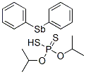 diphenylantimony diisopropyldithiophosphate Struktur