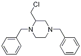 1,4-Dibenzyl-2-chloroMethyl-piperazine Structure