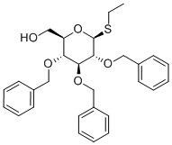 乙基 2,3,4-O-三苄基-BETA-D-硫代吡喃葡萄糖苷, 126461-54-9, 结构式