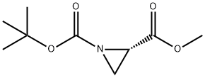 (S)-氮丙啶-1,2-二羧酸 1-叔丁酯 2-甲酯, 126496-79-5, 结构式