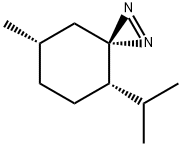 1,2-Diazaspiro[2.5]oct-1-ene,7-methyl-4-(1-methylethyl)-,(4S-trans)-(9CI),126503-74-0,结构式