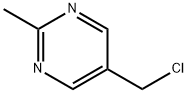 Pyrimidine, 5-(chloromethyl)-2-methyl- (9CI) 化学構造式