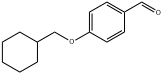4-(cyclohexylmethoxy)benzaldehyde Structure