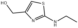 4-Thiazolemethanol,  2-(ethylamino)- 结构式