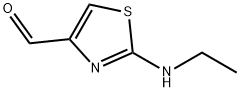 4-Thiazolecarboxaldehyde,  2-(ethylamino)- 结构式