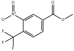 Methyl 3-nitro-4-trifluoromethylbenzoate Struktur