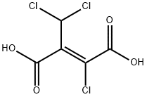 2-CHLORO-3-(DICHLOROMETHYL)-BUTENEDIOICACID 结构式