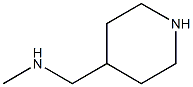 METHYL-PIPERIDIN-4-YLMETHYL-AMINE 化学構造式