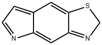 2H-Pyrrolo[2,3-f]benzothiazole(9CI) 化学構造式