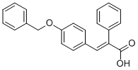 3-[4-(BENZYLOXY)PHENYL]-2-PHENYLACRYLIC ACID 结构式