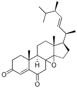 8,14-Epoxyergosta-4,22-diene-3,6-dione Structure