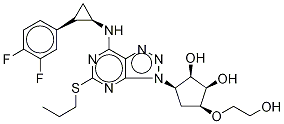 Ticagrelor-d7 Struktur
