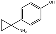 4-(1-氨基环丙基)苯酚, 1266158-02-4, 结构式