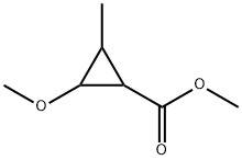 Cyclopropanecarboxylic acid, 2-methoxy-3-methyl-, methyl ester (9CI),126639-13-2,结构式