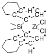 RAC-DIMETHYLSILYLENEBIS(4,5,6,7-TETRAHYDRO-1-INDENYL)ZIRCONIUM(IV) DICHLORIDE Structure