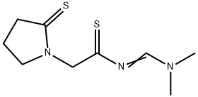 1-Pyrrolidineethanethioamide,  N-[(dimethylamino)methylene]-2-thioxo-  (9CI) 结构式