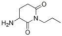 3-AMINO-1-PROPYLPIPERIDINE-2,6-DIONE 化学構造式