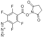 4-アジド-2,3,5,6-テトラフルオロ安息香酸 N-スクシンイミジル 化学構造式