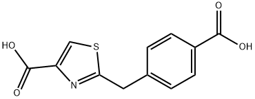 1266962-78-0 2-[(4-カルボキシフェニル)メチル]-4-チアゾールカルボン酸