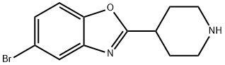 5-broMo-2-(piperidin-4-yl)-1,3-benzoxazole,1266993-90-1,结构式