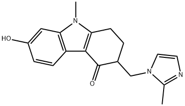 7-ヒドロキシオンダンセトロン 化学構造式
