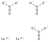 Silicic acid, iron salt 化学構造式