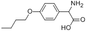 AMINO(4-BUTOXYPHENYL)ACETIC ACID 化学構造式