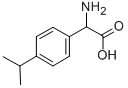 AMINO(4-ISOPROPYLPHENYL)ACETIC ACID 化学構造式