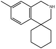 7'-Methyl-2',3'-dihydro-1'H-spiro[cyclohexane-1,4'-isoquinoline] 化学構造式