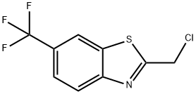 Benzothiazole, 2-(chloroMethyl)-6-(trifluoroMethyl)- Structure