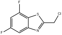 Benzothiazole, 2-(chloromethyl)-5,7-difluoro- (9CI) Struktur
