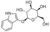 インドキシル-Β-D-ガラクトピラノシド 化学構造式
