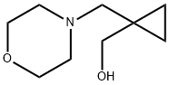 [1-(モルホリン-4-イルメチル)シクロプロピル]メタノール 化学構造式