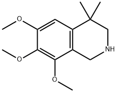 6,7,8-triMethoxy-4,4-diMethyl-1,2,3,4-tetrahydroisoquinoline 结构式
