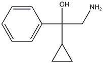 2-Amino-1-cyclopropyl-1-phenylethanol Structure