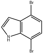 4,7-二溴-1H-吲哚,126811-31-2,结构式