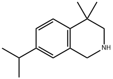 7-异丙基-4,4-二甲基-1,2,3,4-四氢异喹啉 结构式