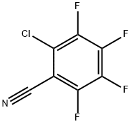 2-CHLORO-3,4,5,6-TETRAFLUOROBENZONITRILE Struktur