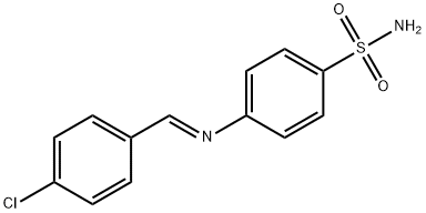 4-((4-Chlorobenzylidene)amino)benzenesulfonamide, 1268249-72-4, 结构式