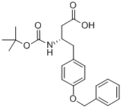 (3S)-4-[4-(苄氧基)苯基]-3-(叔丁氧羰基氨基)丁酸,126825-16-9,结构式