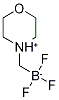 (MorpholiniuM-4-ylMethyl)trifluoroborate internal salt Structure