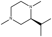 Piperazine, 1,4-dimethyl-2-(1-methylethyl)-, (S)- (9CI) 结构式